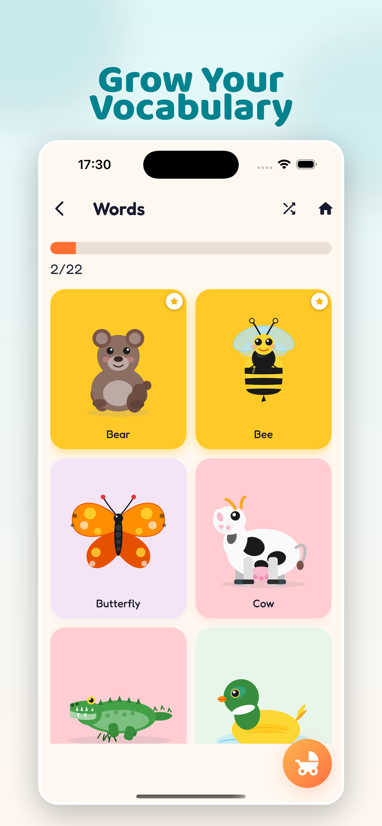 First words activity